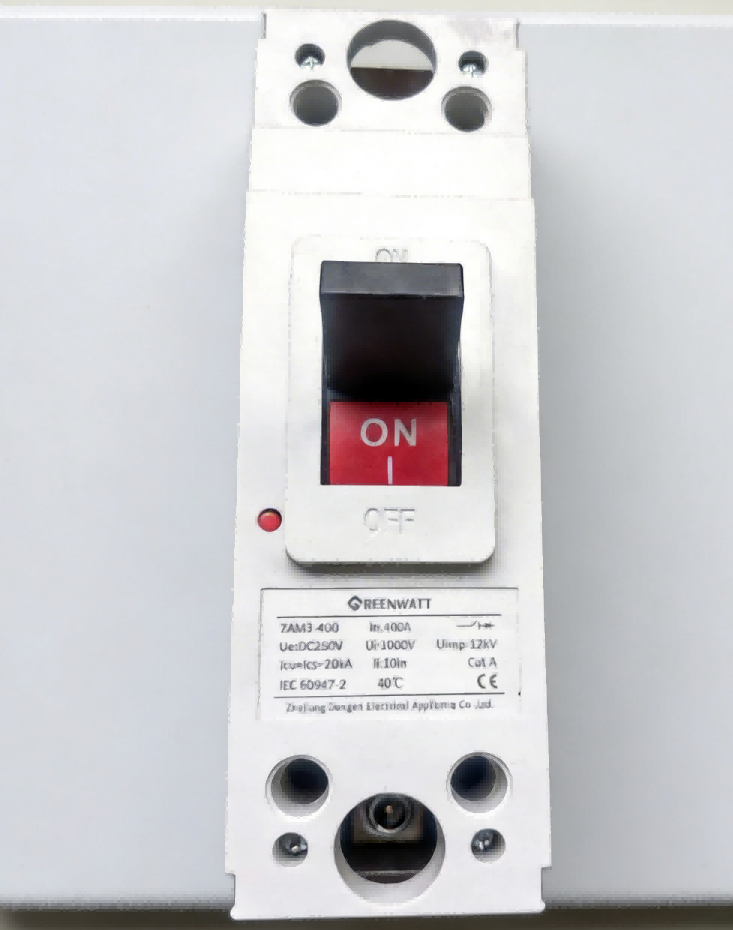 Wyłącznik automatyczny DC250V 400A 1P w obudowie formowanej